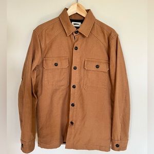 Taylor Stitch Lined Shop Shirt Tobacco Boss Duck M
